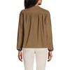 Lands' End Women's Pinwale Cord Smocked Popover Shirt - 2 of 3