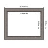 Amanti Art Burnished Concrete Framed Dry Erase Magnetic Board - 3 of 4