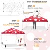 EAGLE PEAK 10x10 Pop Up Canopy Instant Tent w/ 4 Weight Bags - 4 of 4