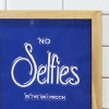 VIP Metal 12 in. Blue No Selfies Sign - 4 of 4