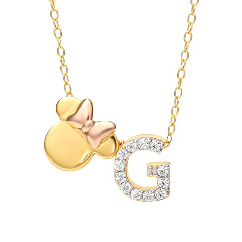 The Initial Necklace G / 18