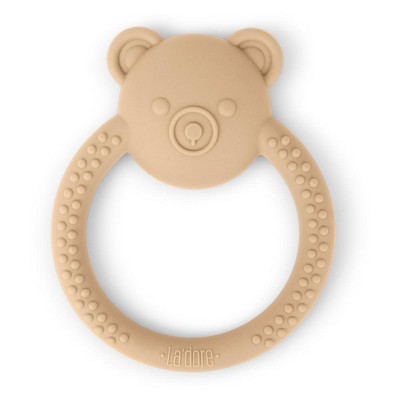 Silicone Bear Teething Toys - Cute Animal-Shaped Teething Relief for 0-6 Months, Easy to Clean Teether Ring - Newborn Essentials