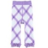 RuffleButts Baby Girls Patterned Footless Ruffle Tights - 2 of 2
