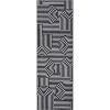 Abstract Washable Area Rug Non-Slip Throw Rug with Rubber Back, Low Pile Stain Resistant Boho Geometric Carpet for Living Room, Bedroom Dining Room - 4 of 4
