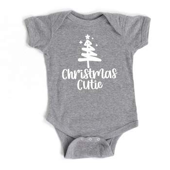 The Juniper Shop Christmas Cutie Tree Baby Bodysuit