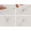 Anna-Kaci 8 Inch Women's Hat Pin Long Handle Vintage Retro Hollow Out Crystal Faux Pearl Pins - 4 of 4
