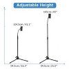 Artloge Universal Floor Stand 360° Foldable Tripod Mount  Height-Adjustable Gooseneck Floor Stand for 4.7-10 Inch iPad Tablets phone - 4 of 4