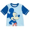 Disney Mickey Mouse Surfboard UPF 50+ Rash Guard shirt & Swim Trunks Outfit Set Toddler - image 2 of 4