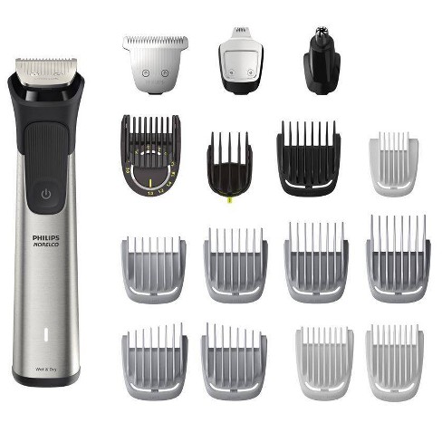 Philips Norelco Series Multigroom Men's Rechargeable Electric Trimmer - Mg7910/49 - 19pc : Target