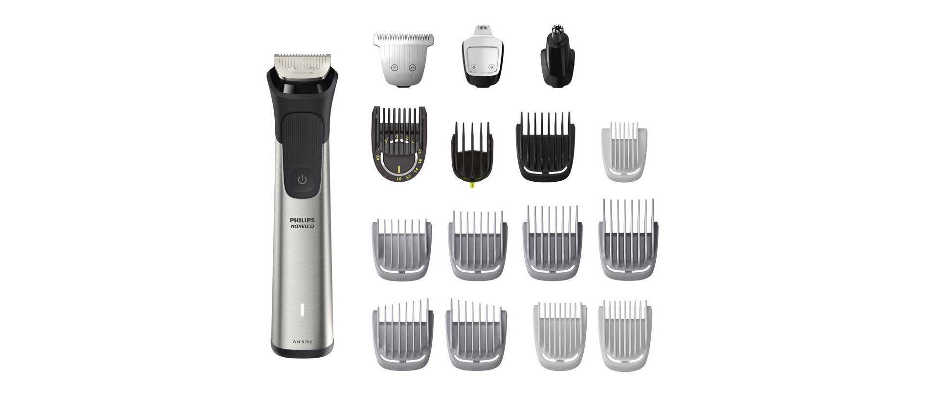 Philips Norelco Series 7000 Multigroom Men's Rechargeable Electric Trimmer - MG7910/49 - 19pc