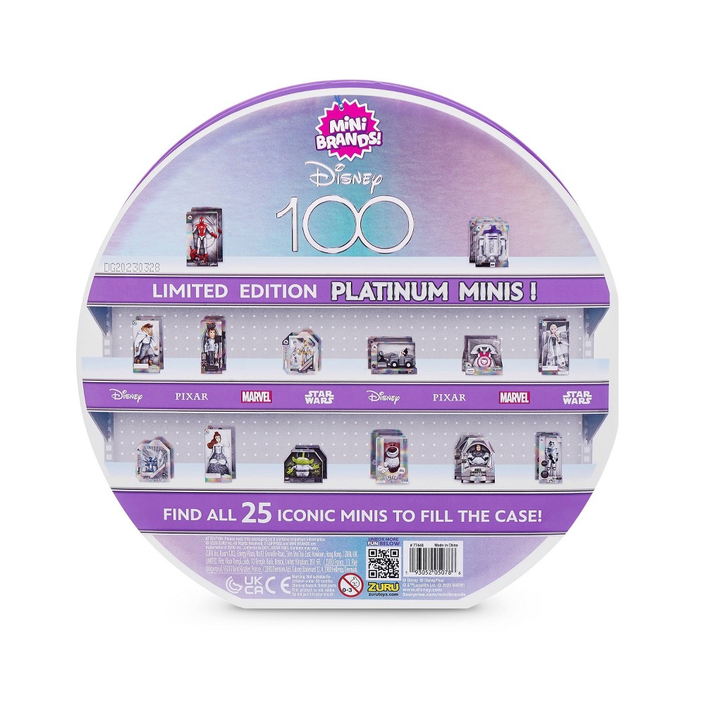 Mini Brands Disney D100 Platinum Collector&#39;s Case