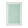 homfan Scalloped Washable Rug w/ Non-Slip Back - Modern Low-Pile Carpet for Living Room, Bedroom - 4 of 4