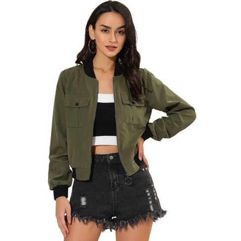 Target green bomber on sale jacket