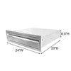 Outdoor Kitchen Drawer Stainless Steel Grill Drawer for Islands and Grill Stations, Built-In Recessed Design, Weather-Resistant and Rust-Resistant - 2 of 4