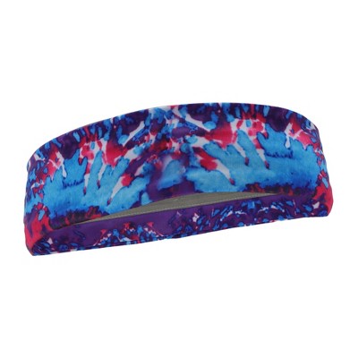 Unique Bargains Flexible Sport Headband Purple 1 Pc