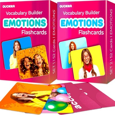 QUOKKA Flash Cards for Toddlers - Speech Therapy Toys - Vocabulary Builder for Kids