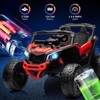 Licensed Can-Am 12V Kids Ride On UTV, Remote Control, Dual Motors, LED Lights, All-Terrain - 4 of 4