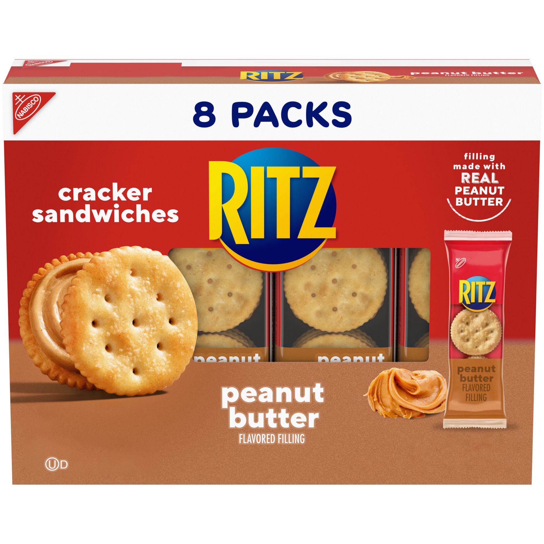Ritz Cracker Sandwiches with Peanut Butter - 8ct/11.04oz