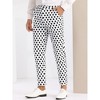 INSPIRE CHIC Men's Polka Dots Pattern Straight Leg Dress Pants - 2 of 4