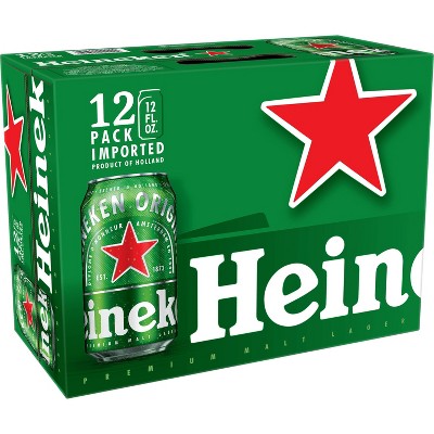 Heineken Original Lager Beer  - 12pk/12 fl oz Cans