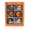 Shiny Brite 3.25 In 3.25 Halloween Flocked Rounds Ornament Signature Cats Witch Tree Ornament Sets - 2 of 3