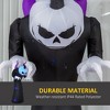 Mlmh & Kngwa 7 FT Outdoor Halloween Ghost Inflatables Decorations with LED for Yard, Garden - 4 of 4