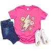 The Juniper Shop SmileyWorld Checkered Lightning Floral Youth Short Sleeve Tee - 3 of 4