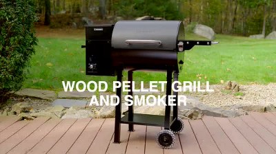 Cuisinart Black Steel 465 sq. in. Wood Pellet Grill and Smoker