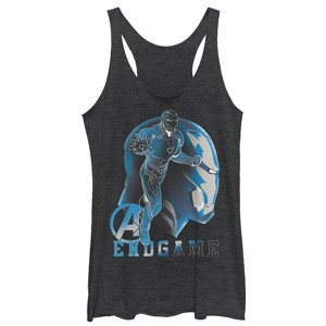 Women's Marvel Avengers: Endgame Iron Man Profile Racerback Tank Top - 1 of 3