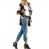 Women's Tie Dye Lace Crochet Back Duster - KORI - 4 of 4