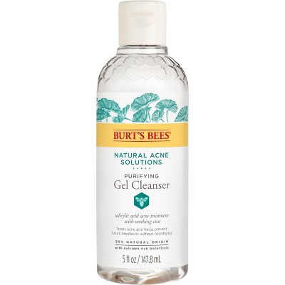 Burt's Bees Natural Acne Solutions Purifying Gel Cleanser - 5 fl oz
