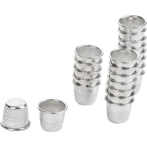 Juvale Sewing Thimbles - 100-pack Metal Finger Protectors, Vintage Pin  Needle Shields For Diy Craft, Accessories Making, Quilting, Needlework,  Silver : Target
