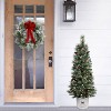Puleo 4.5' Pre-Lit Potted Pine Artificial Christmas Tree - 2 of 4