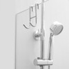 Frameless Bathroom Towel Hook Shower Glass Door Hook Drilling-Free J-Hook Stainless Steel Robe Hook - 4 of 4