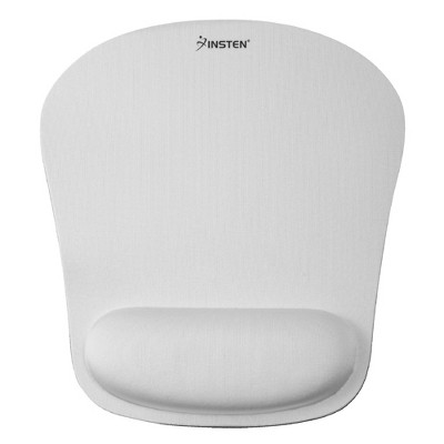 Insten Mouse Pad with Wrist Support Rest, Ergonomic Support Cushion, Easy Typing & Plain Relief, Trapeziod, 9.4 x 8.4 inches