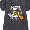 - Dr. Seuss - Kindergarten Out Of This World Graphic Short Sleeve Fleece Dress - 2 of 4