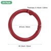 Unique Bargains Metal Spring O Rings Zinc Alloy Durable Multipurpose Lightweight Buckle - 3 of 4