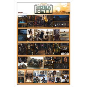 Trends International Star Wars: The Book of Boba Fett - Chapter 3 Framed Wall Poster Prints - 1 of 4