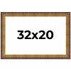 PosterPalooza | Museum Gold Picture Frame - UV Acrylic, Backing Board, Hanging Hardware Included - 2 of 4