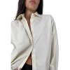 Women's Button Down Poplin Shirt - NIA - 4 of 4