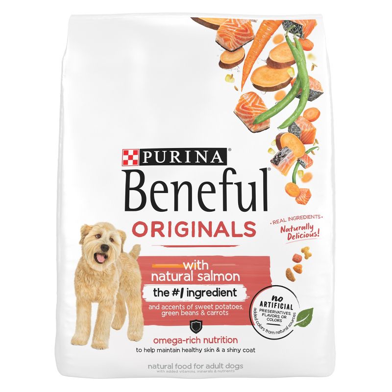 Purina Beneful Originals with Real Salmon Adult Dry Dog Food, 1 of 8