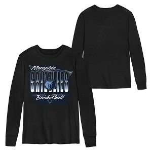 NBA Memphis Grizzlies Kids' Black Long Sleeve T-Shirt - 1 of 3