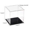 Unique Bargains Acrylic Self-Assembly Thickened Collectibles Display Case - 2 of 4
