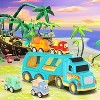 Toddler Construction Transport Set with 4 Pull Back Vehicles for Ages 18M-5 Years - 3 of 4
