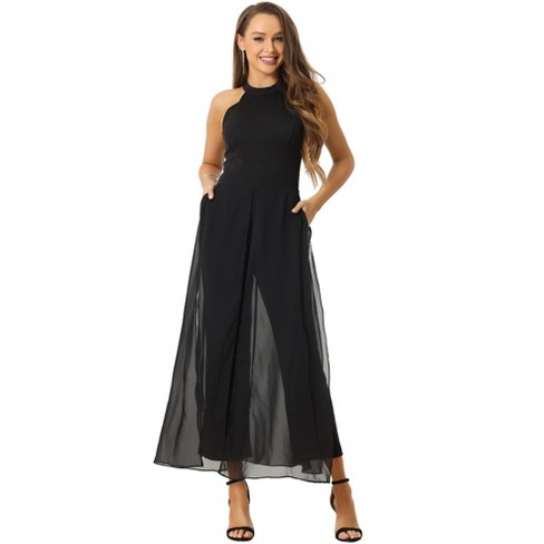 Black dressy jumpsuits for weddings online