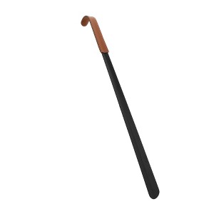 Unique Bargains Straight PU Leather Case Shoe Horn 1 Pc - 1 of 4