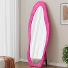 GDFStudio Mahmoud Modern 62.99" Wavy Wooden Full Length Mirror - 2 of 4