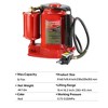 32-Ton Hydraulic Bottle Jack 10.4"-16.3" Lifting Range Low Profile Air Jack Manual Jack With Handle Vehicles Maintenance - 3 of 4
