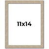 PosterPalooza | 11x14 Thin Barnwood Picture Frame, UV Acrylic, 2 Finishes - Grey and Black - 2 of 4