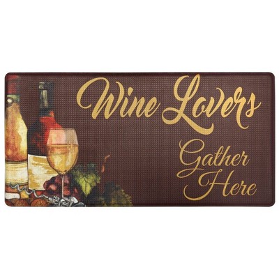 Nicole Miller 20" x 39" New York Wine Lovers Kitchen Mat